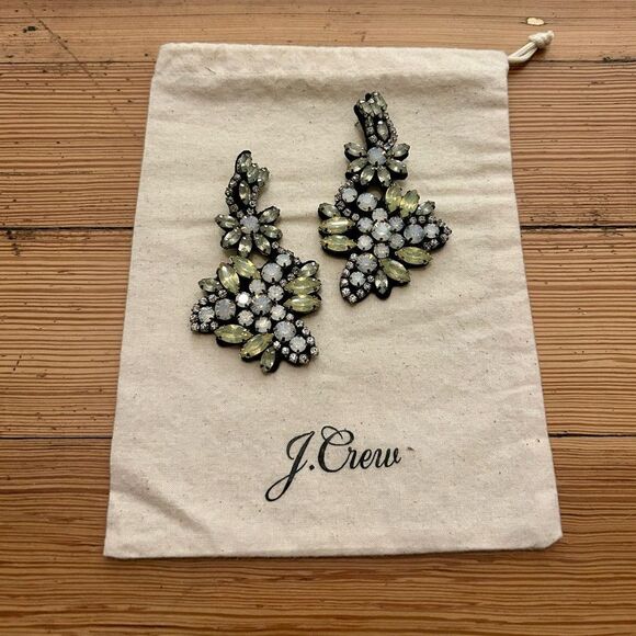 J. Crew statement sparkle Earrings. - Picture 1 of 13